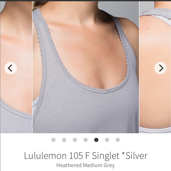 Grey Lululemon tank - Picture 2 of 5